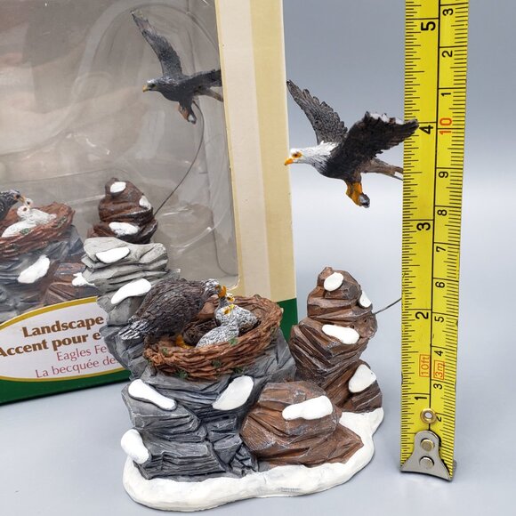Lemax Eagles Feeding 33401 Village Collection Landscape Accent NEW Used Lot 2003 - Picture 12 of 15